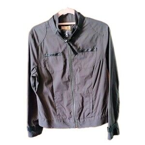 Ruff Hewn‎ NWOT Women's Black Jacket With Strap Accents, Size M